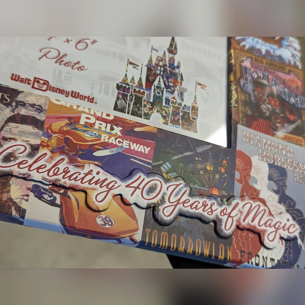 Disney Parks Magic Kingdom 40th Anniversary 4x6 picture frame